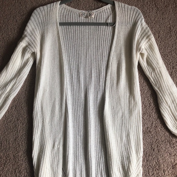 Cream Colored Cardigan - Picture 3 of 4